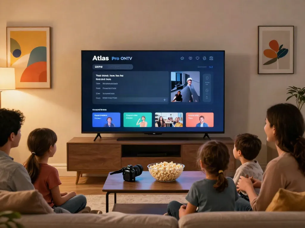 Téléchargez Atlas Pro ONTV et profitez d'une expérience cinématographique en famille dans votre salon.